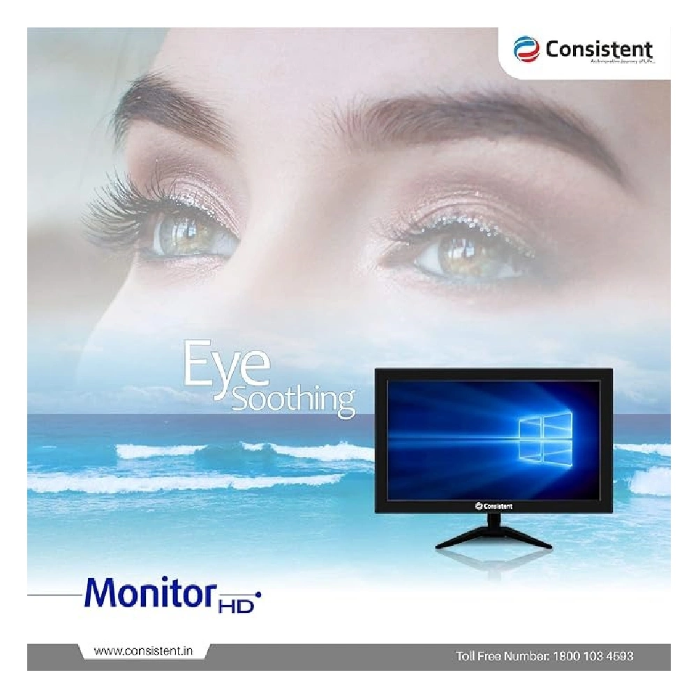 Consistent LED Monitor 19" VA with HDMI | VGA (CTM2001) view 5